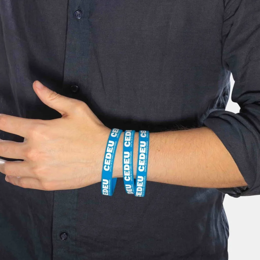 Pulseras de silicona personalizadas únicas
